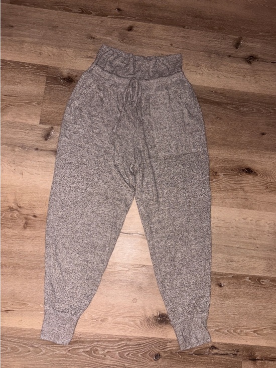 aerie Pants - aerie Heathered Light Gray Lounge Joggers